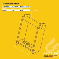 Roderechen Wurzelrechen | SIRR-Pro 1000 | MS01 Symlock | Minibagger Rechen