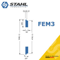 | FEM3 | 120cm | t=40mm | Gabelträger lose zum Bau...