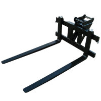 Palettengabel mit Lehnhoff Aufnahme, MS03 Symlock, Gabellänge:100cm | (Traglast 2500kg) Gewicht 195kg
