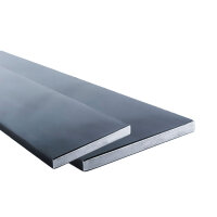 Verschleißleiste 470 - 530 HB | Querschnitt 80x10mm | 50cm bis 300 cm | Gleitschiene 500mm