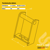 Wurzelrechen Roderechen | SIRR-Pro 1200 | MS03 | Minibagger Rechen